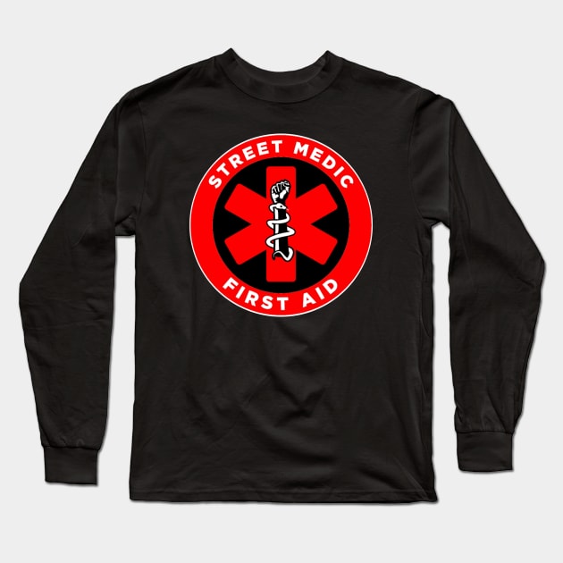 Street Medic First Aid Long Sleeve T-Shirt by Street Medics